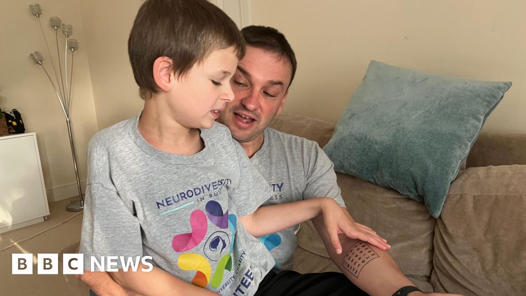 Peterborough Dad gets tattoo to help autistic son communicate