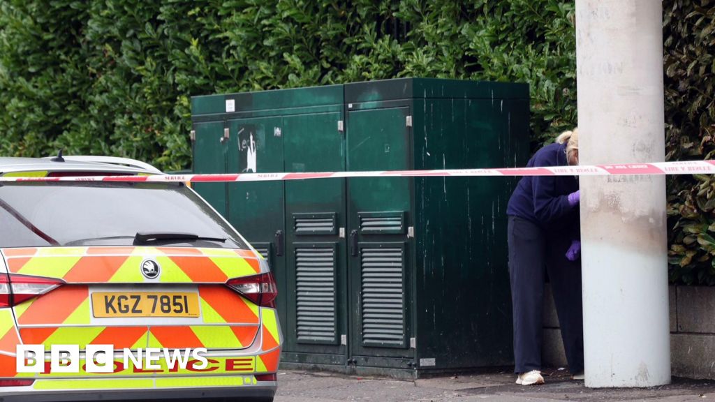 5G mast set on fire in west Belfast being treated as arson