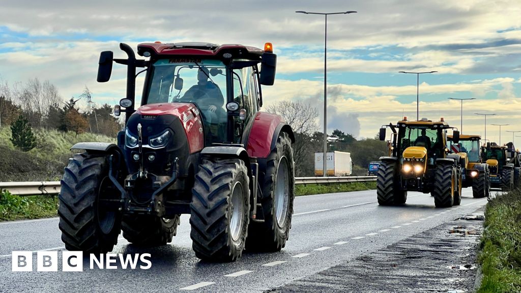 Farmers stage 'go-slow' protest at docks