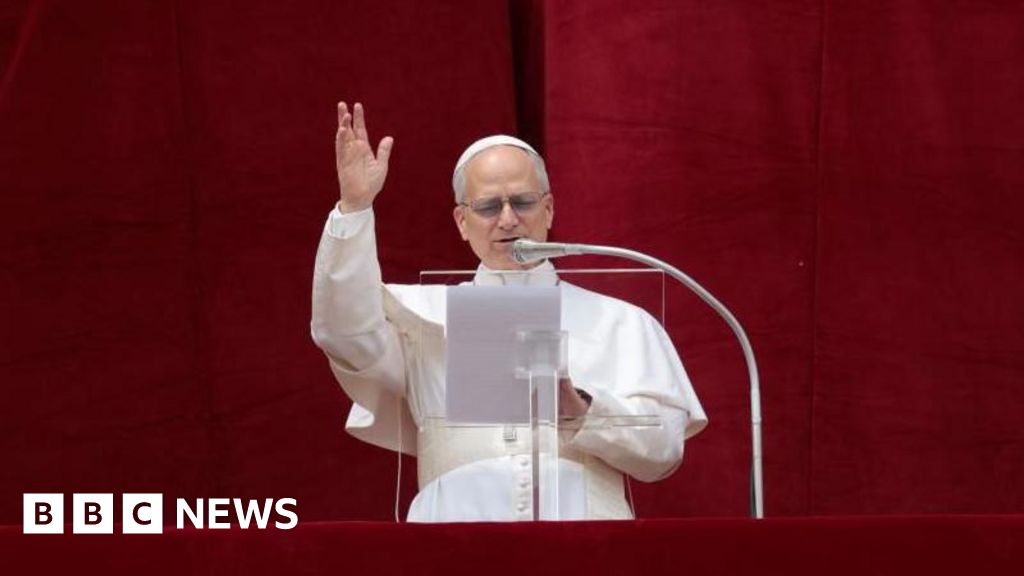 Pope Leo appeals for no more war in first Sunday address