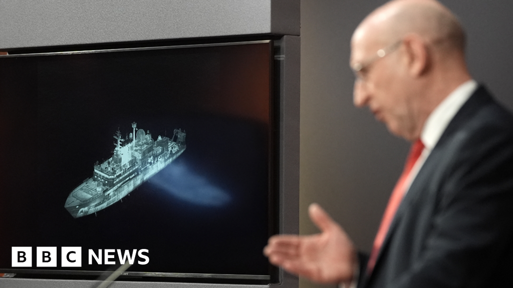 Russian spy ship pointed lasers at RAF pilots tracking it, says defence secretary