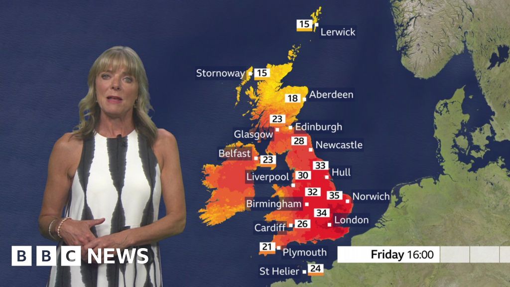 Watch: Friday to bring more hot weather