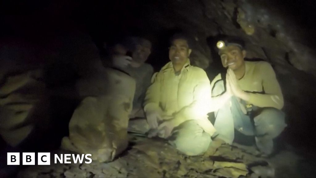 Watch: Moment rescuers find five people trapped in Laos cave