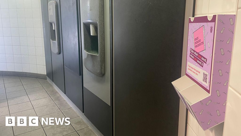 Bigger sanitary product dispensers for public toilets in Jersey BBC News