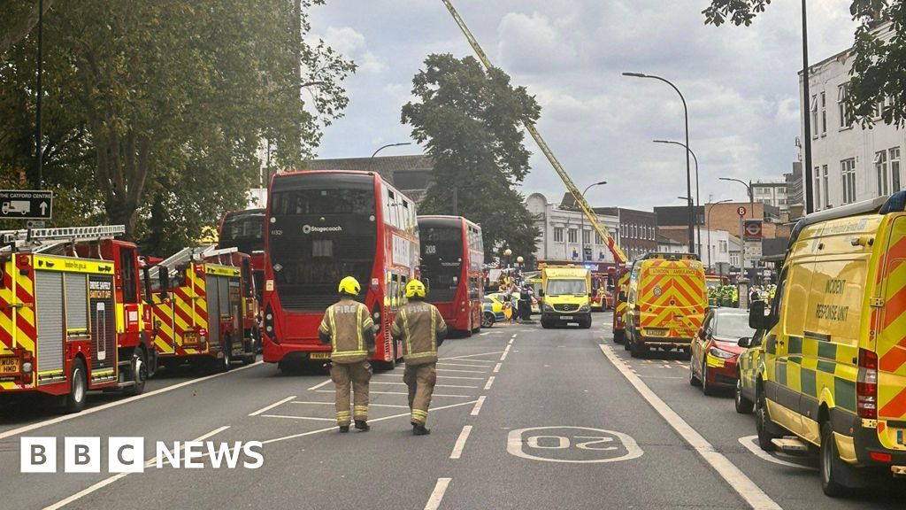 Catford: No injuries in high-rise flats fire, says brigade