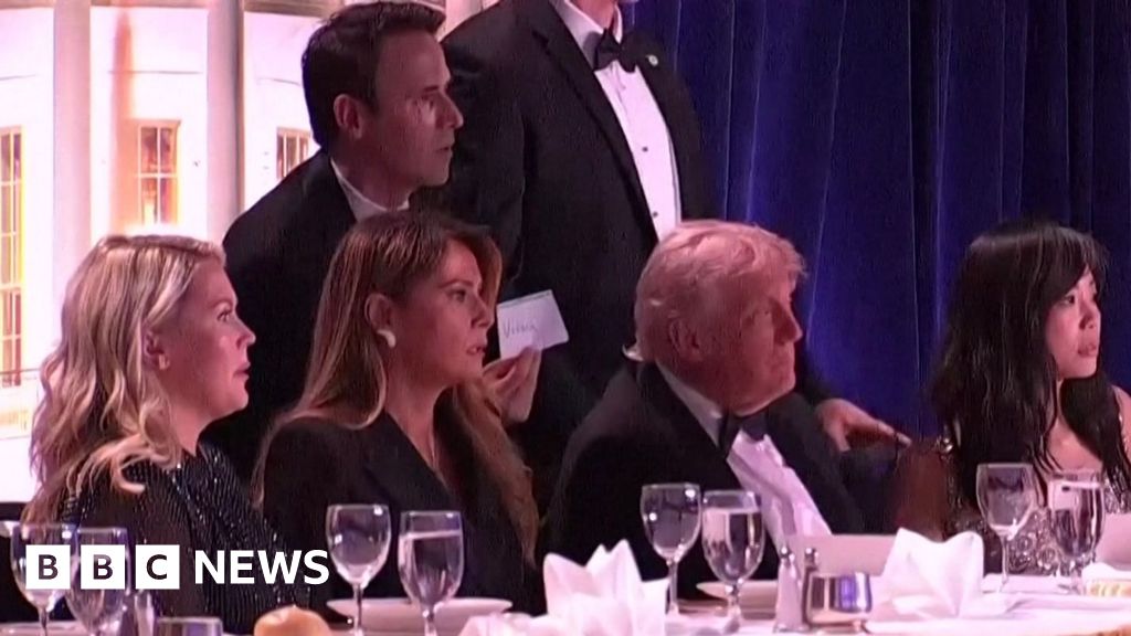 How gunfire sparked chaos at Trump press dinner  www.bbc.com
