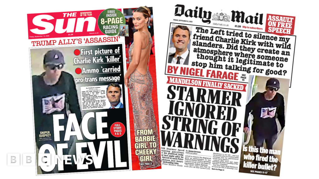 The Papers: 'Face of evil' and Mandelson 'finally sacked'