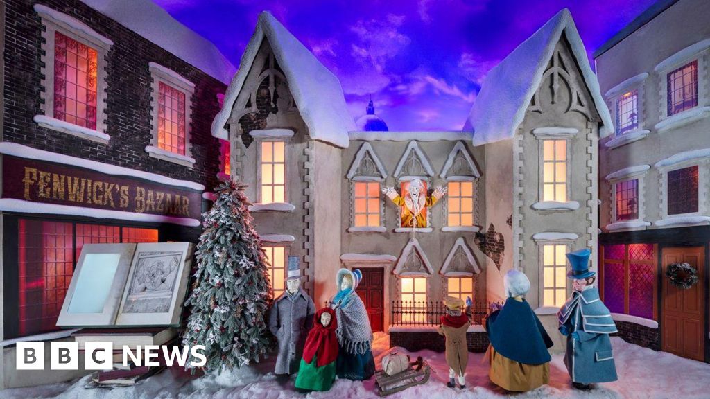 Fenwick Newcastle Unveils Elaborate Dickens' Christmas Carol Window Display