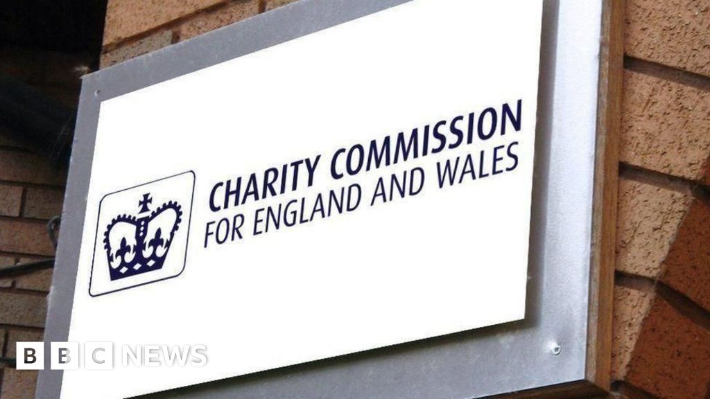 A sign on the building for the Charity Commission for England and Wales