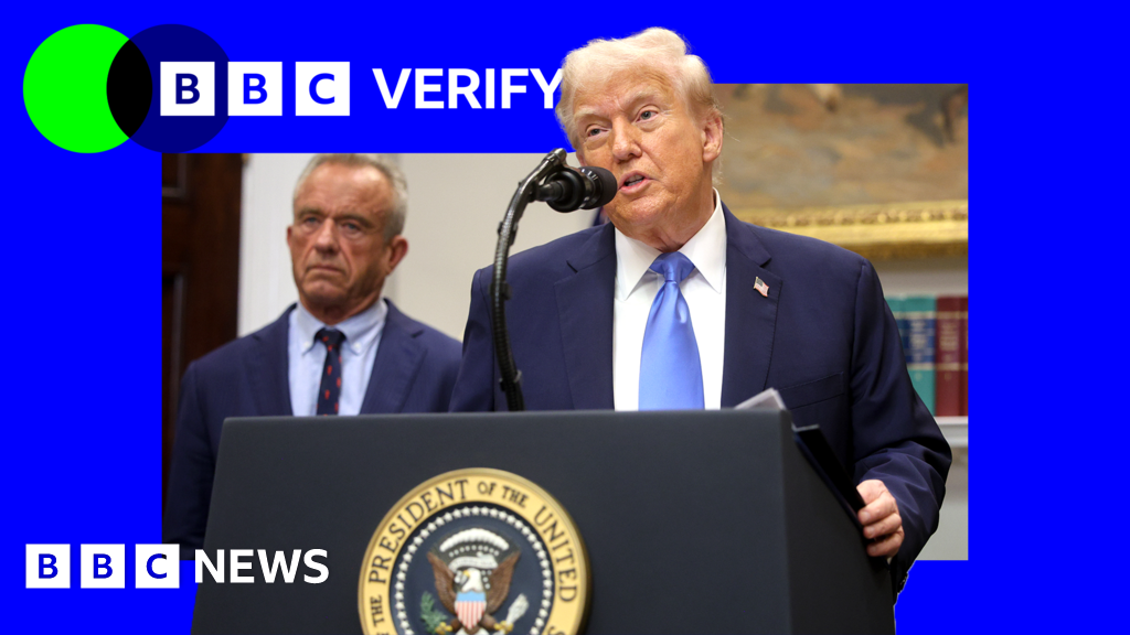 Fact-checking claims Trump made about autism