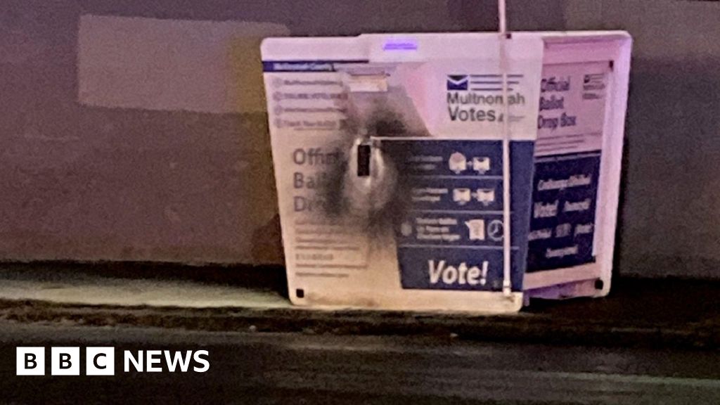 Ballot drop boxes set on fire Oregon and Washington