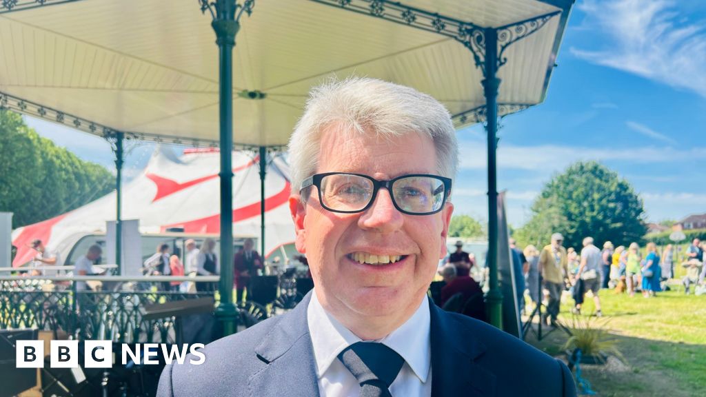 Brass band marks Covid-19 memorial bandstand unveiling in Dorking