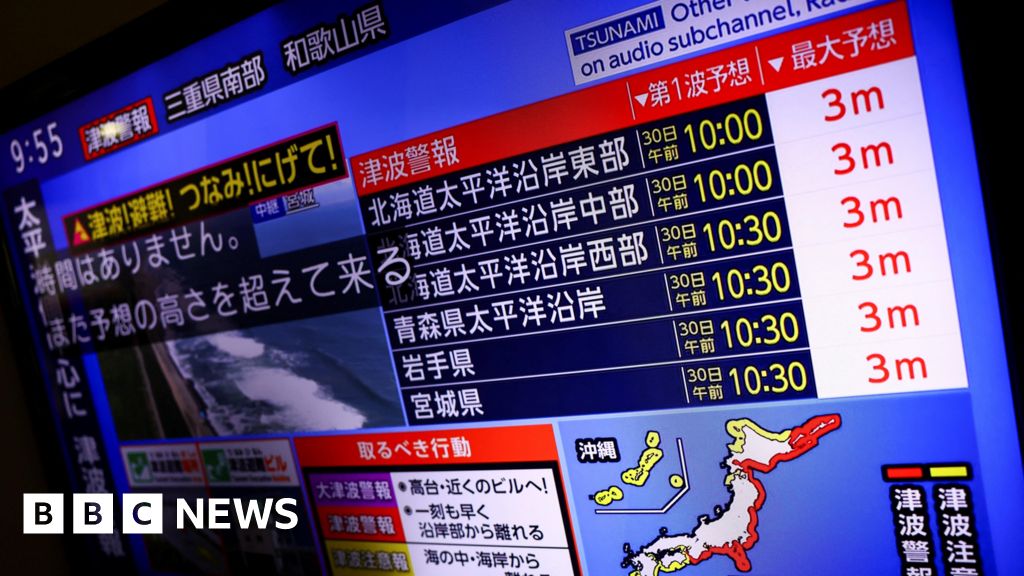 Major Quake Triggers Tsunami Warnings Across Pacific