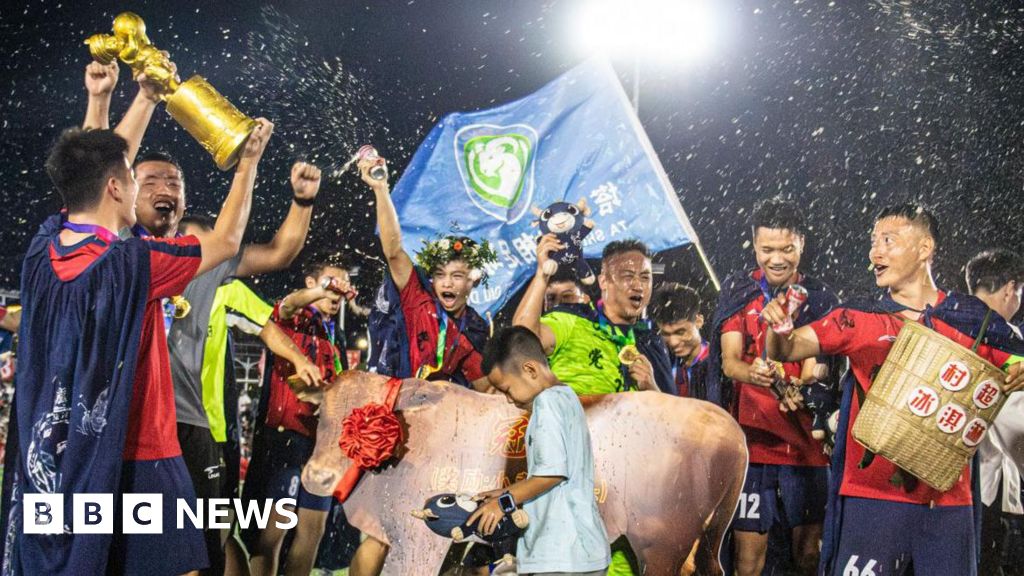 Farmers and students star in China's viral new football league