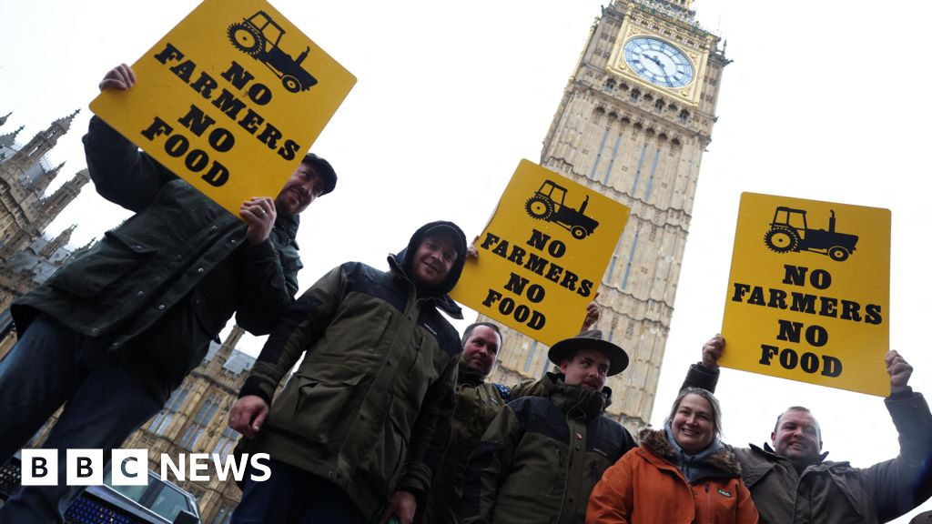 ‘Betrayed’ farmers take Budget protest to London