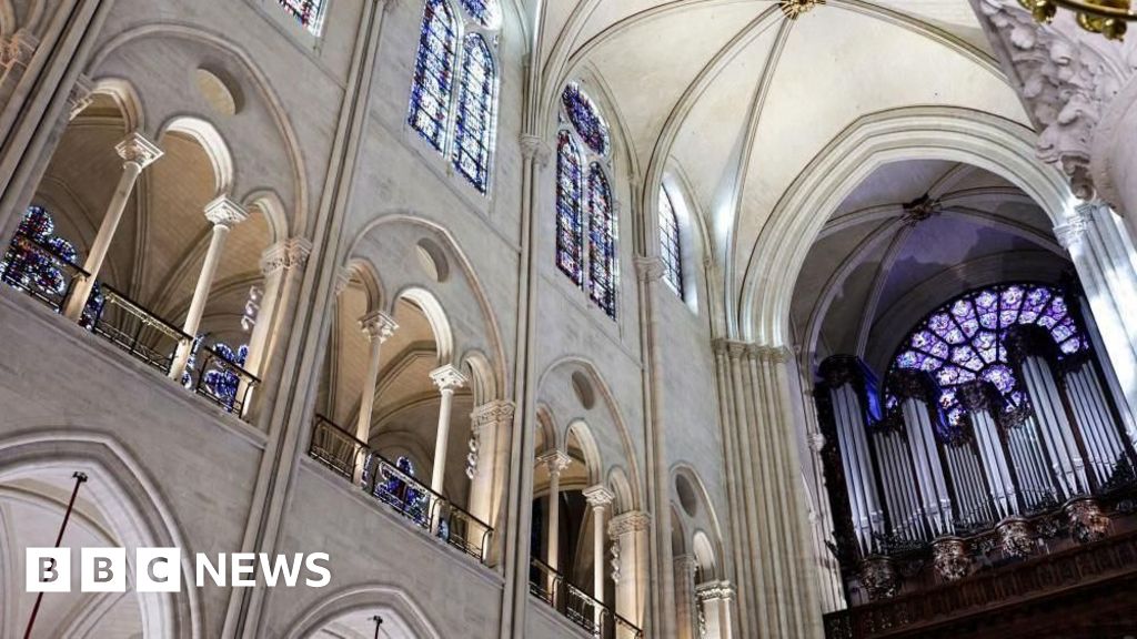 Watch: First look inside Notre-Dame ahead of reopening