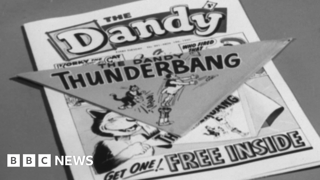 Vintage TV adverts for classic British comics found in basement