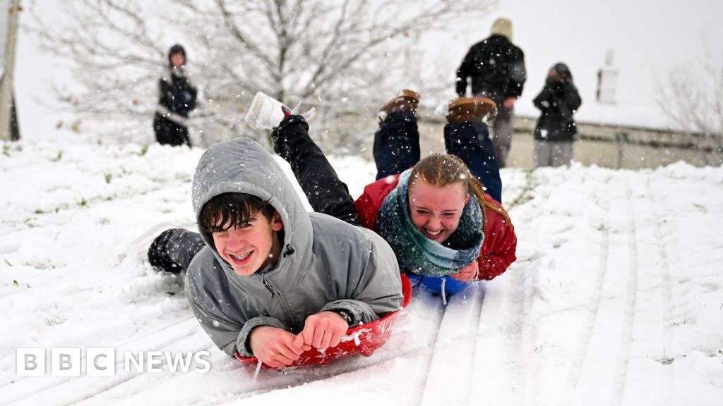 Snow and ice shut schools as Storm Bert looms