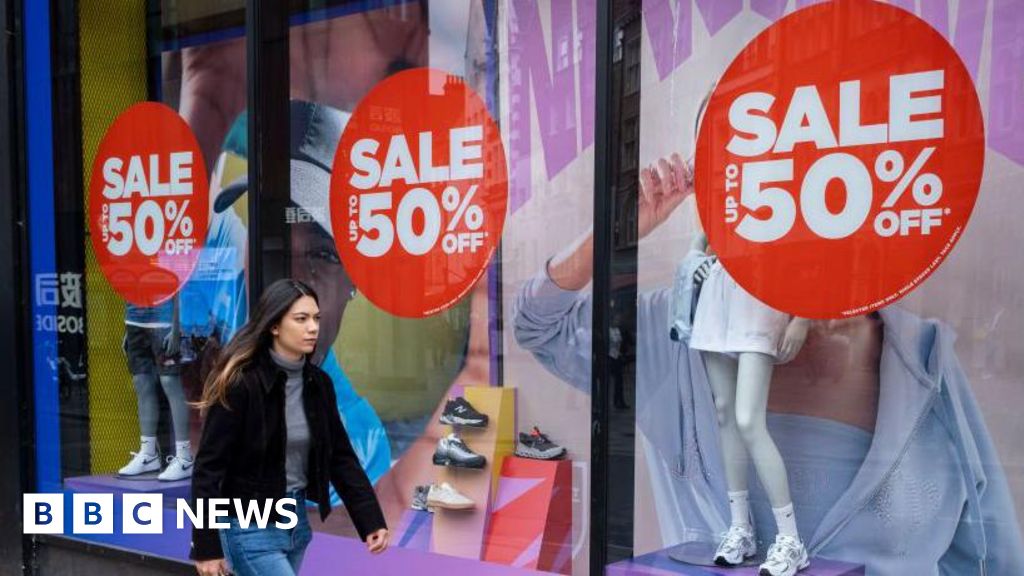 Shop prices fall for the first time in almost three years