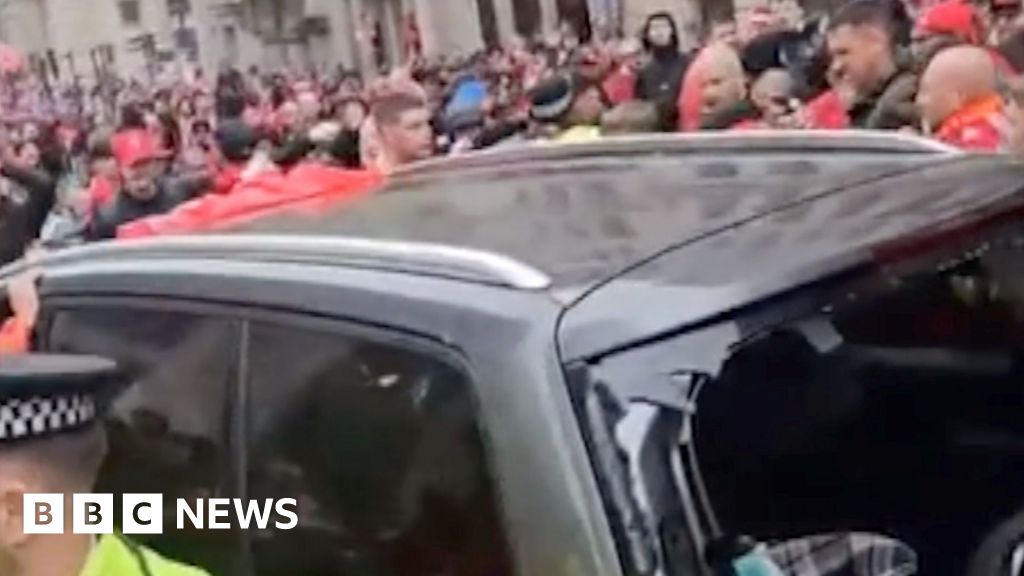 Watch: Moment car drives into crowd in Liverpool