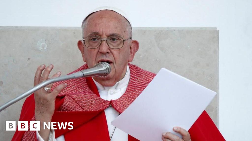 Pope Francis allegedly used derogatory term for gay people – BBC News