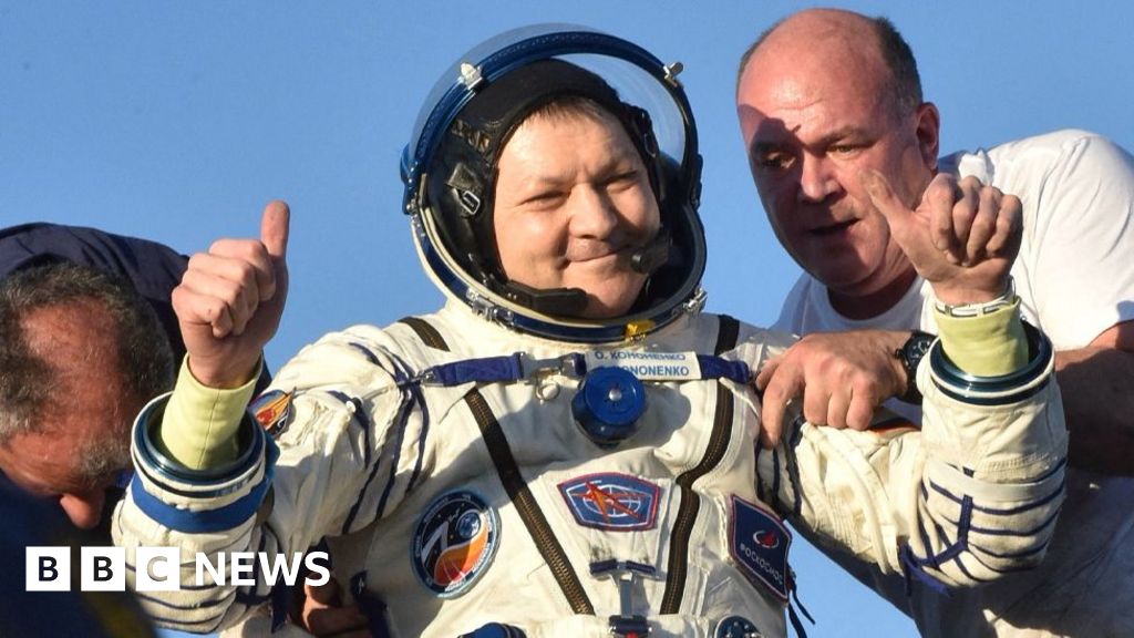 Watch: Space crew returns to Earth after longest stay on ISS