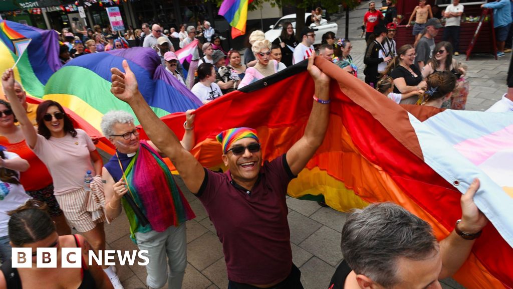 Sunderland Pride sees hundreds march through the city in the sun
