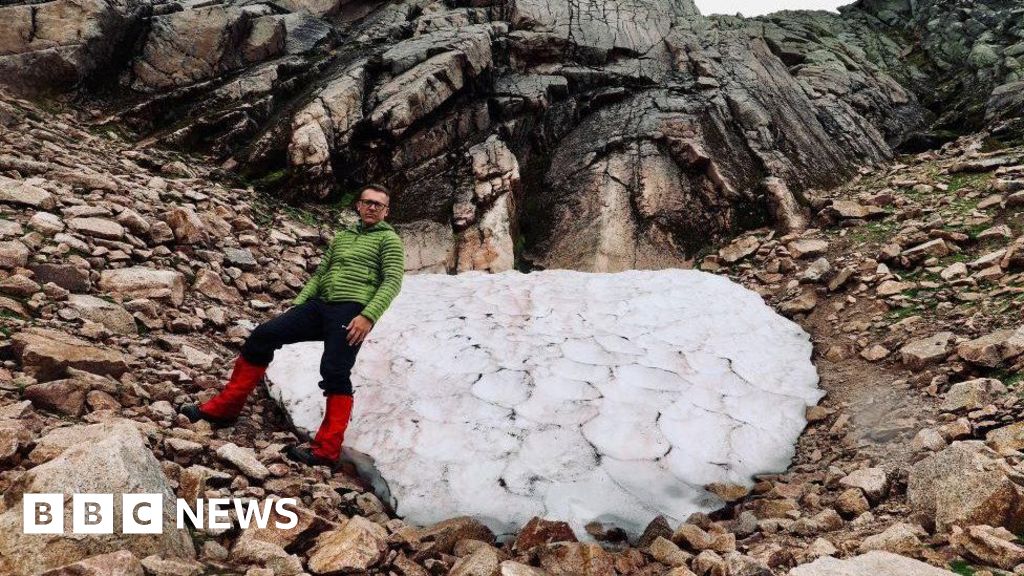 Reduced mountain snow patches point to climate change – BBC News