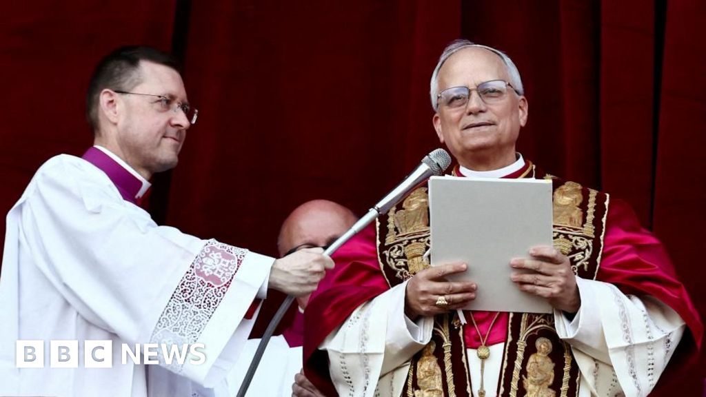 Peace be with you all,' Pope Leo XIV says in first speech