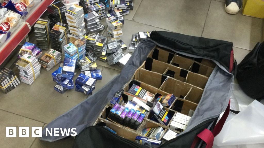 Stoke On Trent Thousands Of Illegal Cigarettes And Vapes Seized Bbc News