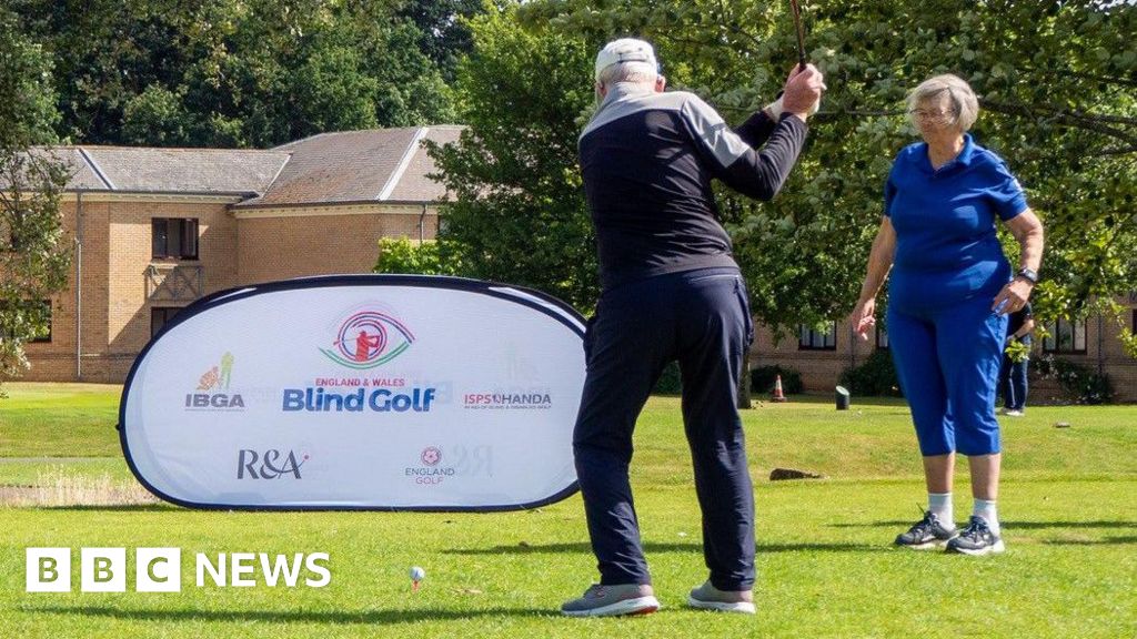 Golf: Wife guides Norfolk pensioner to British Blind Masters win