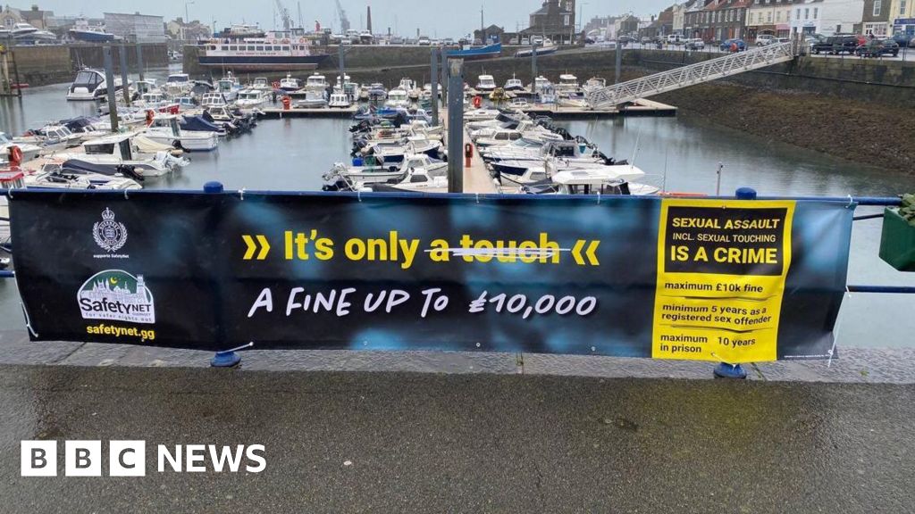 Banners In Guernsey Show Sex Assault Punishments - BBC News