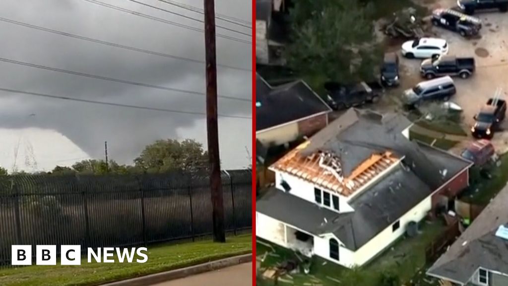 Watch: Homes damaged as tornado, severe storms rip through Houston