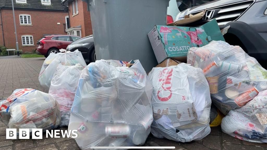 Bourne bins not emptied for weeks say residents BBC News