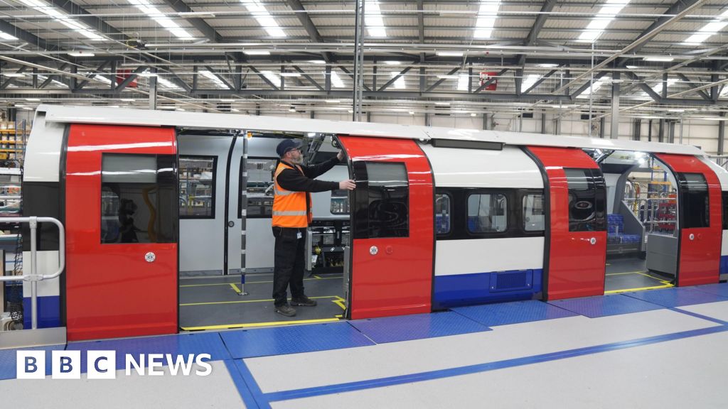 New Piccadilly line train sprayed with graffiti before first use BBC News