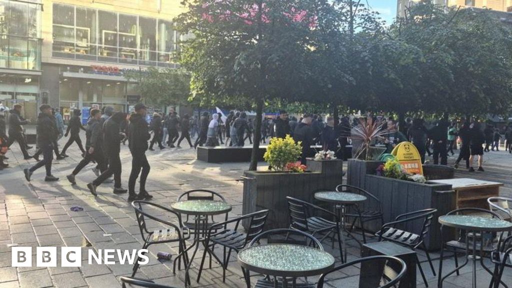 Protests across Scotland follow Belfast knife atta