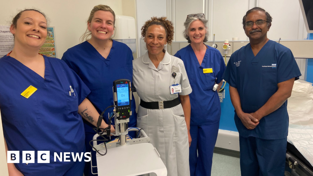 bbc.co.uk - Caroline Gall - Pioneering new tumour treatment introduced at New Cross Hospital