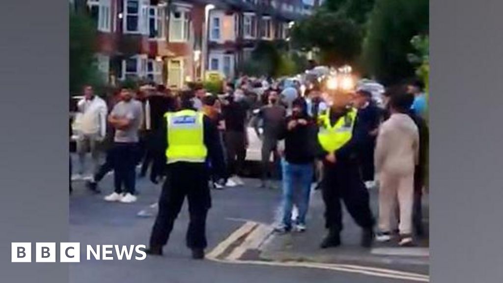 Two arrests after violent clashes in Darlington