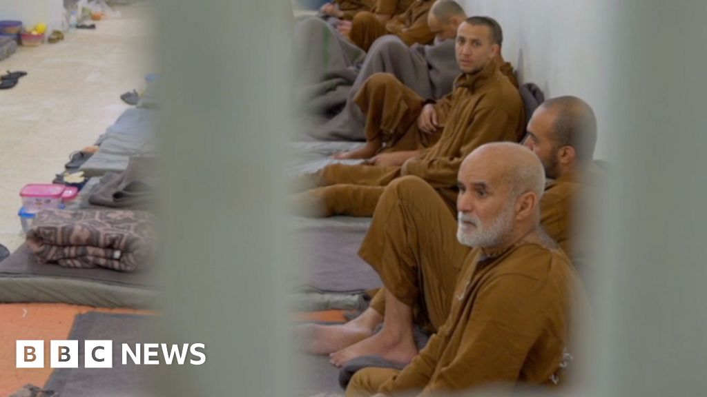 Watch: BBC goes inside Syrian prison holding IS detainees