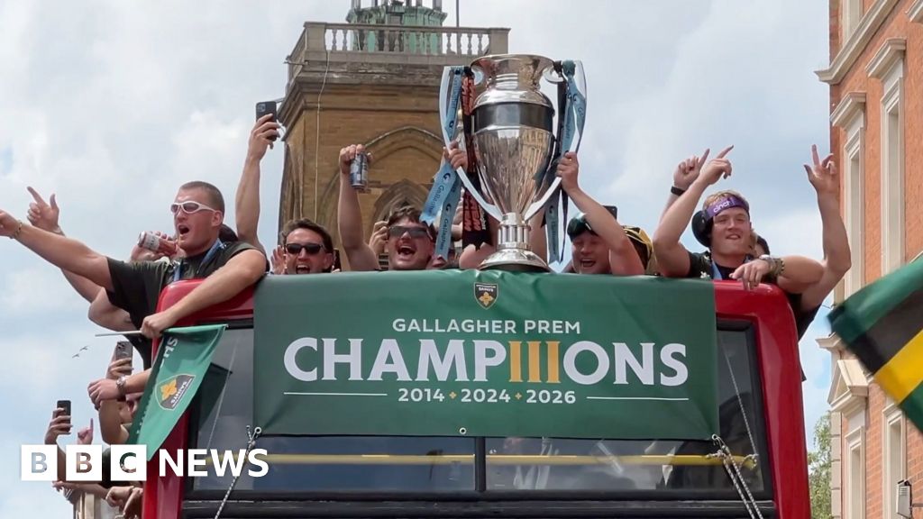 Northampton Saints Celebrate Another Triumphant Victory in Style!