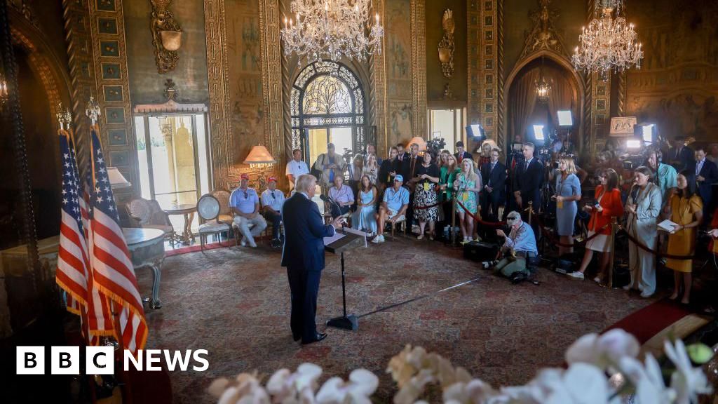 Trump Struggles for Spotlight Amidst Harris-Walz Surge: Key Takeaways from Mar-a-Lago News Conference