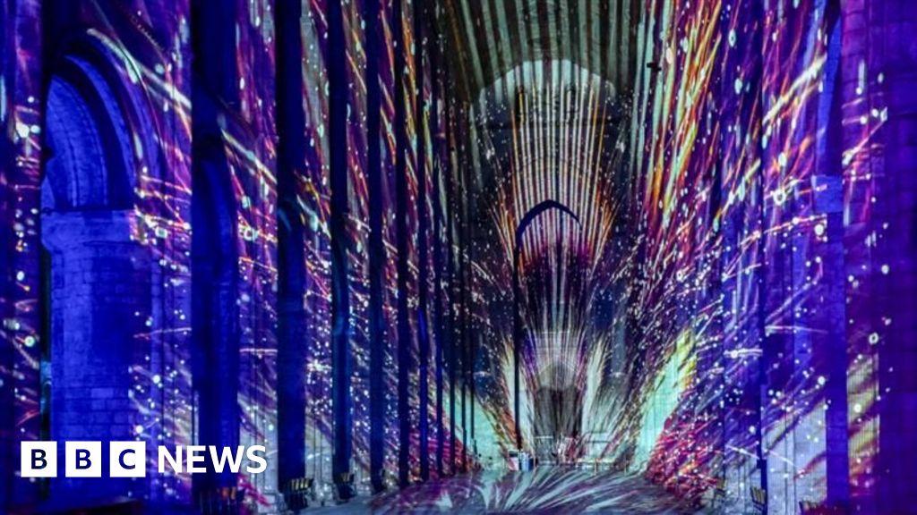 Watch: Ely Cathedral becomes canvas for light show