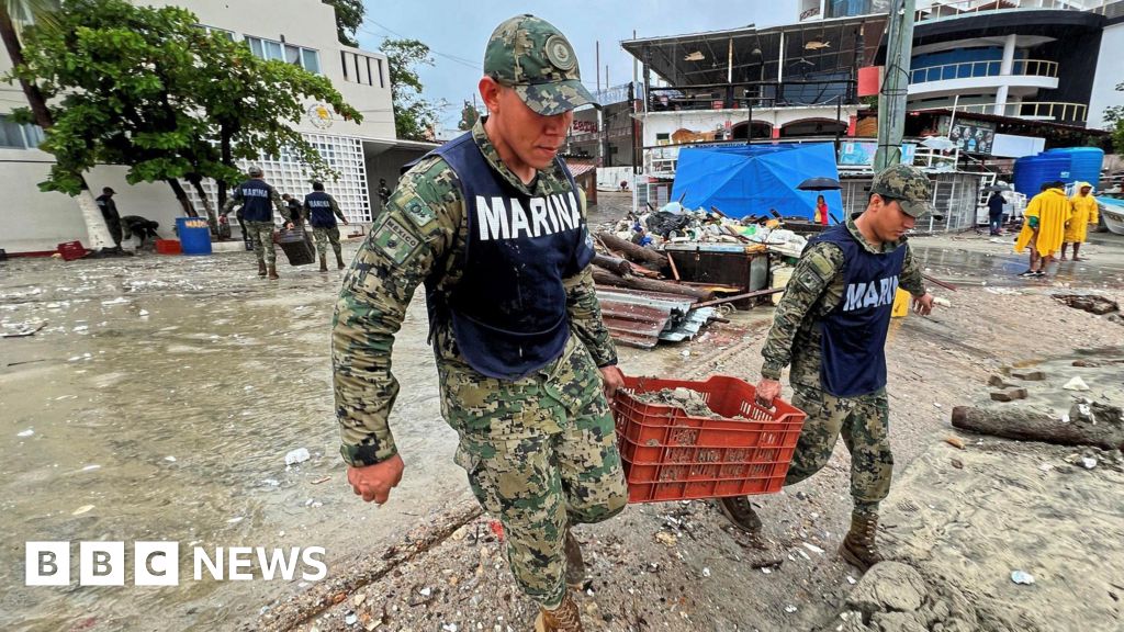 'Life-threatening storm surge' warning as Hurricane Erick hits Mexico's Oaxaca