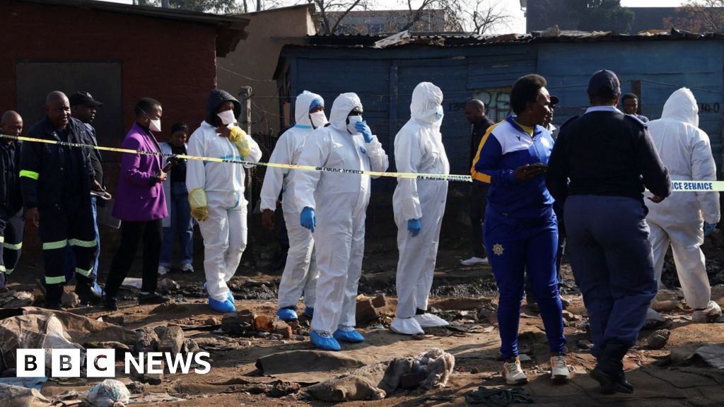 Manhunt under way in South Africa after 12 killed in mass shooting in Johannesburg