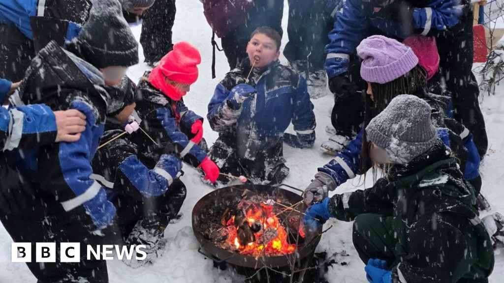 Boy, 11, who lost legs after abuse takes families to Lapland