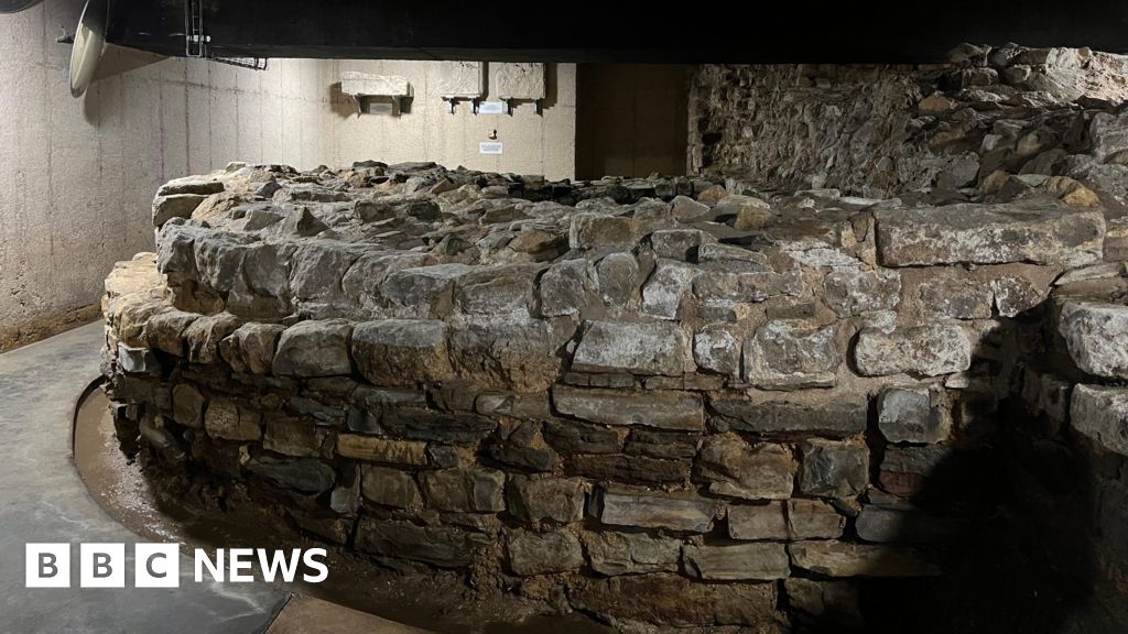 The Roman ruin under a shopping centre trapdoor