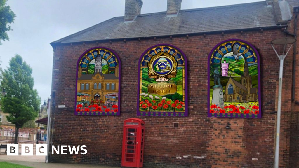 bbc.co.uk - Tony Gardner - Redesigned Ossett town centre murals approved - BBC News
