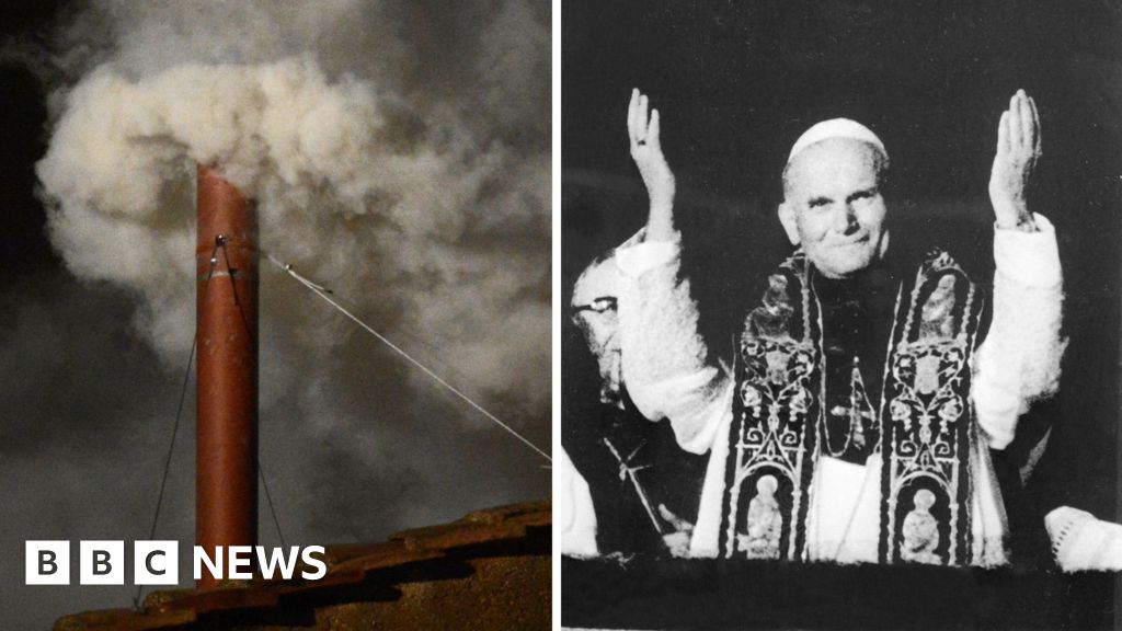 Archive video shows conclaves elect previous popes