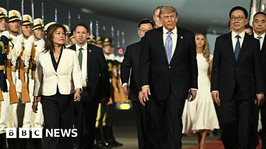 Trump arrives in China for high-stakes meeting with Xi Jinping