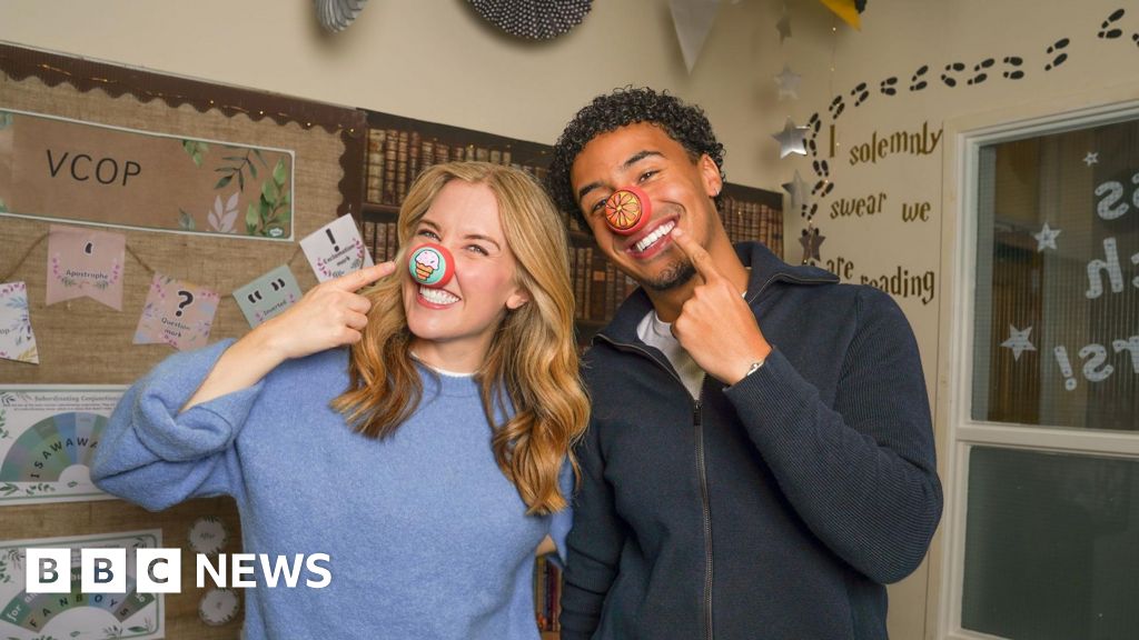 Teacher and TikTokker Kit Brown is a Red Nose Day school champion